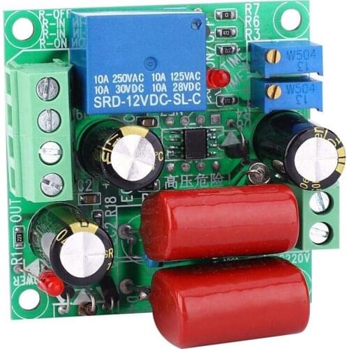 Timing Relay Module Timing Relay Switch on Off Timer Switch with 1A Fuze Electric Component for Industrial Control 220V