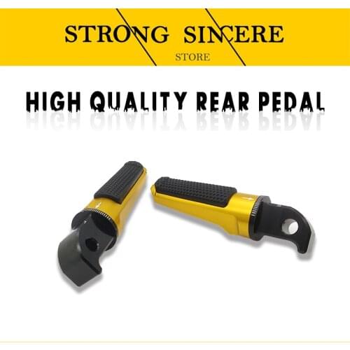 Motorcycle Rear Foot Pegs Pedals For YAMAHA YZF-15R YZF-R3 YZF-R25 YZF-R1 YZF-R6 TMAX500 XAMX300 XMAX400 Motorcycle Foot Pegs