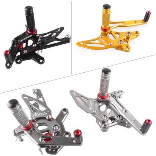 Adjustable Motorcycle Footpeg Rider Shift Set Foot Pegs Bracket Kit For Yamaha R25 2014 2015 2016 2017