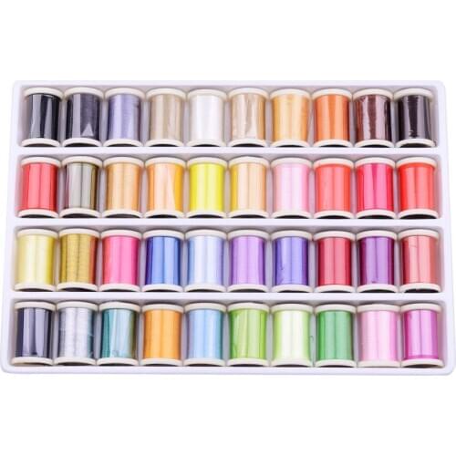 20/39/40/50color handmade sewing thread, home embroidery sewing machine line box durable sturdy hand stitching Sewing Thread Kit