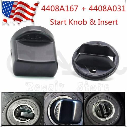 New Ignition Start Knob & Insert Keyless for Mazda For Mitsubishi Lancer Outlander 4408A167 4408A031 D461-66-141A-02