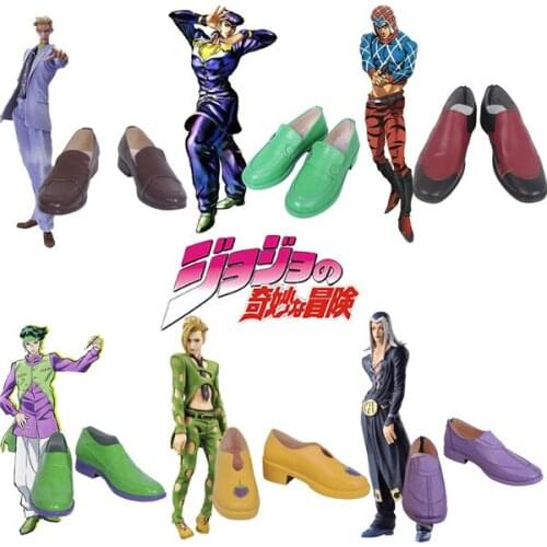 JOJO Higashikata Josuke Cosplay Shoes Kira Yoshikage Higashikata Josuke All members Shoes halloween customize free shipping A