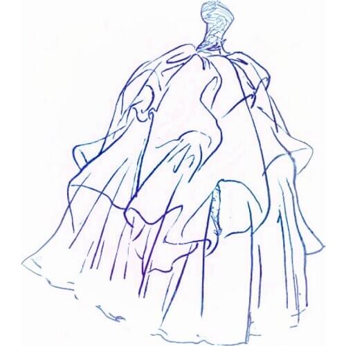 PANFELOU Dream dresswedding Scrapbooking DIY Embossing Valentines Day card paper dies cutting die stencils punch Metal