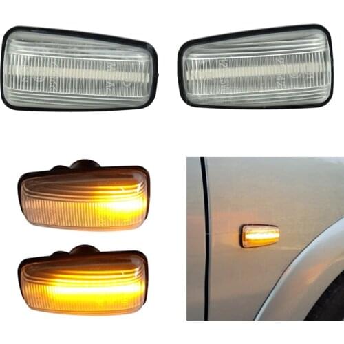 2x Flowing Turn Signal Led Dynamic Side Marker Side Repeater Light for Peugeot 106 306 406 806 EXPERT Partner Ranch For Citroen