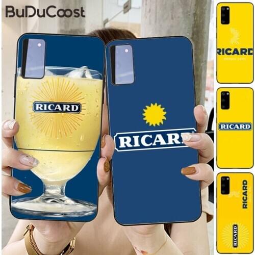 Ricard Coque Shell Phone Case for Samsung S20 plus Ultra S6 S7 edge S8 S9 plus S10-5G lite 2020 S10E