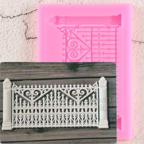 Sugarcraft Door Silicone Mold Fondant Mold Cake Decorating Tools Chocolate Gumpaste Mold
