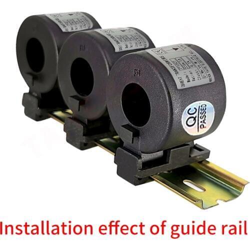 3pcs Clamp current sensor transformer core KCT 50A 75A 100A 150A 200A Din Rail CT sensor Mini AC Waterproof Current Transformer