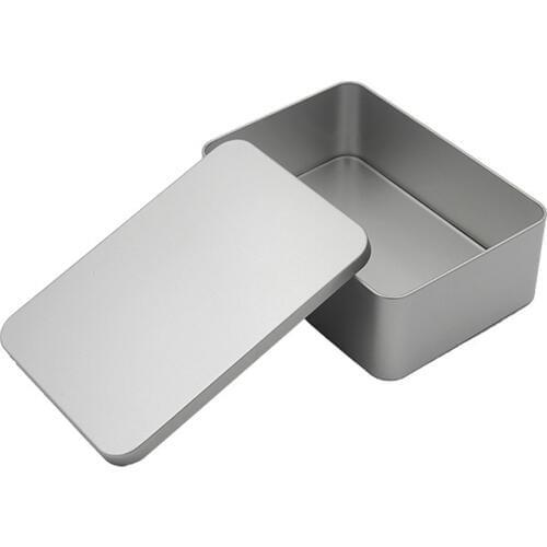 Star Packaging Square Shape Small Metal Tin Boxes Custom Embossed Tin Box