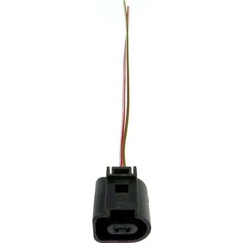 1Pcs 2 Pin Electrical Harness Connector Plug Wiring 1J0973702 1J0 973 702 For Passat B6 B7 Golf MK5 MK6 Tiguan A4 Q5 Q7