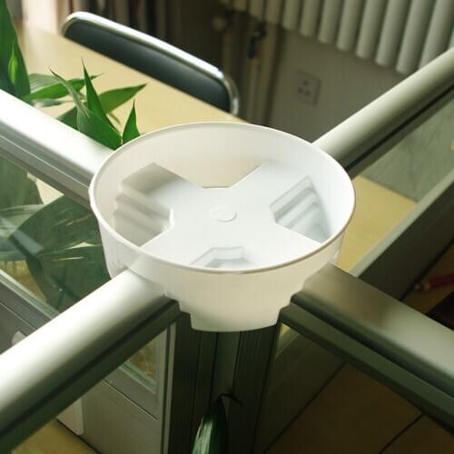 1Pcs Indoor Pot Plant Tray Round Planter Flower Pallet Office Partition board T/Cross Tray Garden Balcony Decoration Accessories