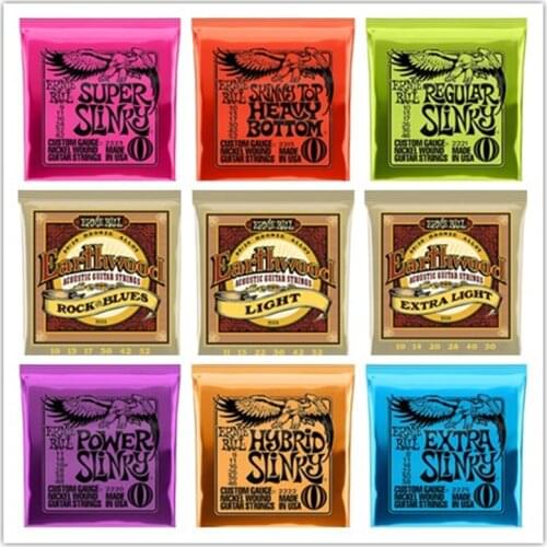 10 sets 80/20 Bronze Alloy Acoustic Guitar Strings 2221 Nickel Round Wound 5-String Electric Strings 2004