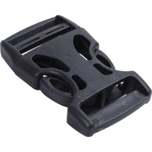 4pcs Plastic Side Quick Release Buckles Clip for 25mm Webbing Band Black