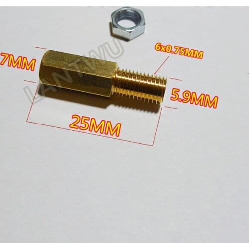 5pcs / pack) Motorcycle Keihin carburetor throttle cable adjustment fixed copper sleeve for PWK FCR OKO KOSO