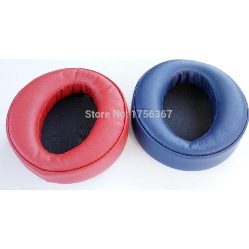 Ear Pad Earpads Leather Cushion Repair Parts for Sony MDR-XB950BT MDR-xb950 N1 mdr-xb950b1 Wireless headphones (Red Cushion)