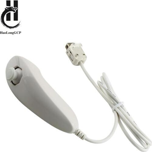 Free Shipping 2pcs/lot For Nintendo Wii Nunchunk For WII Video Game Console Controller gamepad joystick Multi Color