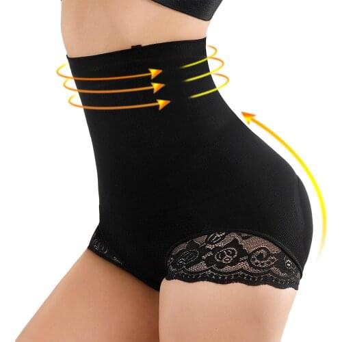 Seamless High Waist Pants Waist Trainer Postpartum Waist to Stomach Hip Sexy Lace Belly Body Shaping