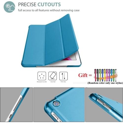 Case for iPad Air 1/2 9.7 Inch A1566 A1567 A1474 A1475 A1476 A1822 A1893 Adjustable Folding Stand Cover for ipad 5th 6thGen Case
