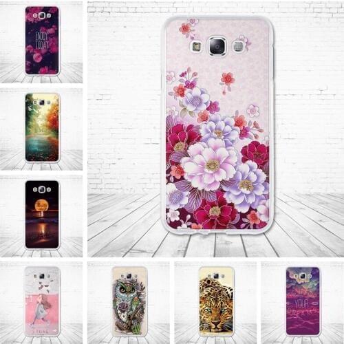 Capa For Samsung Galaxy E7 Case Luxury Soft Silicone Phone Back Cover Case For Samsung E7 E700 E700F Fundas For samsung e7 Cover