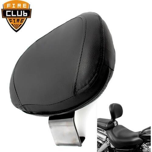 Motorcycle Black Rear Backrest For Suzuki Intruder C50 Boulevard Volusia VL400/800 2004-2013 For Seat Sissy Driver Backrest Pad