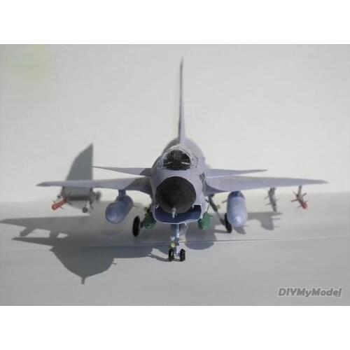 DIYMyModeI J-10 fighter DIY Handcraft Paper Model KIT Handmade Toy Puzzles Gift Movie props