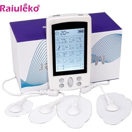 Electric Tens Massager Muscle Stimulator Acupuncture Digital Therapy Machine Electrostimulator EMS Body Massage Healthy Care