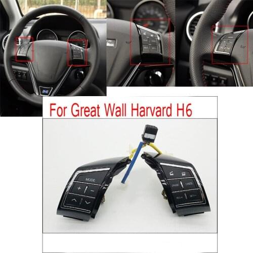 For Great Wall Hover H6 Steering Wheel Keys Cruise Constant Speed Music Control Bluetooth Phone and Wire Left and right kits