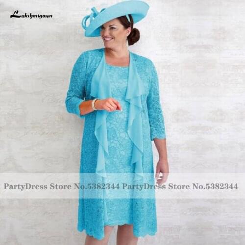 Lakshmigown Vintage Lace Church Dresses for Women Mother of the Bride Dress 2020 Vestidos de Madrina Plus Size Evening Dress