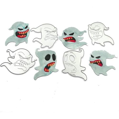 Halloween Metal Cutting dies cut die mold Horror elf ghost Scrapbook paper craft knife mould blade punch stencils dies