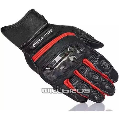Motorcycle MTB ATV Bike Riding Offroad guantes luvas Motocross Motorbike Mens Leather Gloves