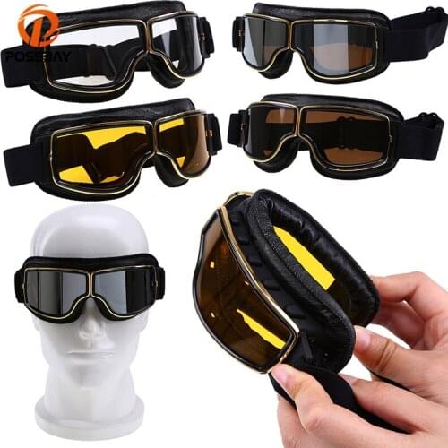 POSSBAY Motorcycle Winter Snow Sports Skiing Snowboard Snowmobile Goggles Anti-fog Cycling Eyewear Moto Goggles For Man Women