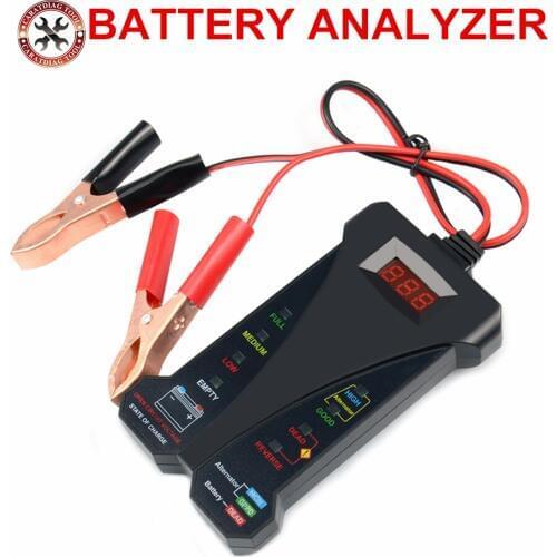 2019 New Made 12V Digital Battery Tester Voltmeter and Charging System Analyzer LCD Display For Cars