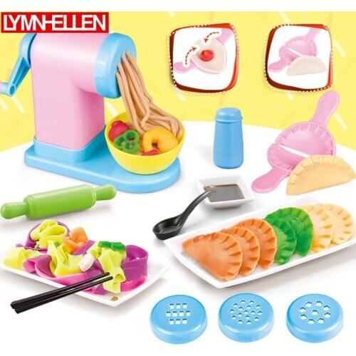 New 3D Color Mud Pasta Machine Plasticine Mold Creative Clay Make Modeling Moulds Tool Set Kids Children Play Toys Festival Gift