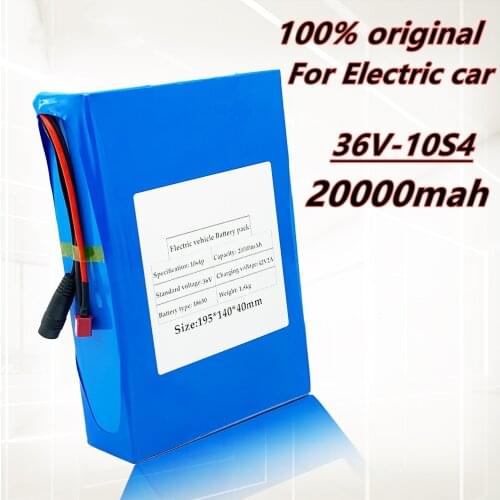 New style 36V battery 10s4p 20000mah 18650 Li ion battery pack is suitable for eBike electric vehicles bicycles and motorcycles