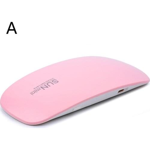 2color Portable 6W Nail Dryer Machine 6 LED UV Lamp Tools Cable Home USB Nail UV Dryer Dryer Art Nail Nail Gel Use Varnish A1P4