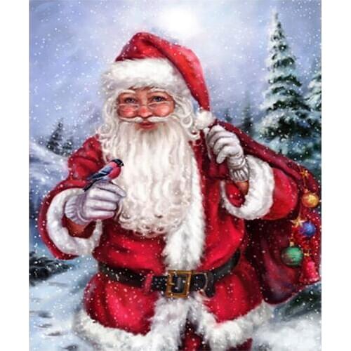 Christmas santa claus Diamond Painting Cross Stitch portrait Full Round Square New DIY 5D home decorative Mosaic Embroidery