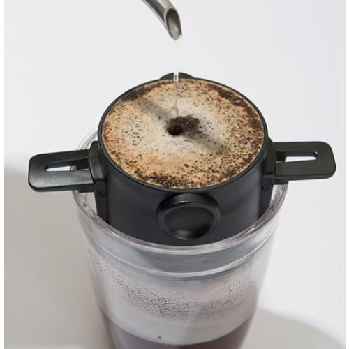 Hand Brewed Coffee Filter Cup Coffee Dripper Foldable Coffee Filters Stainless Steel Drip Coffee Funnel Coffee Dripper