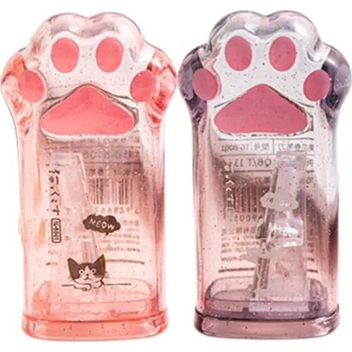 Cute Cat Paw Pencil Sharpener Kawaii School Supplies Stationery Items Student Prize for Kids Gift