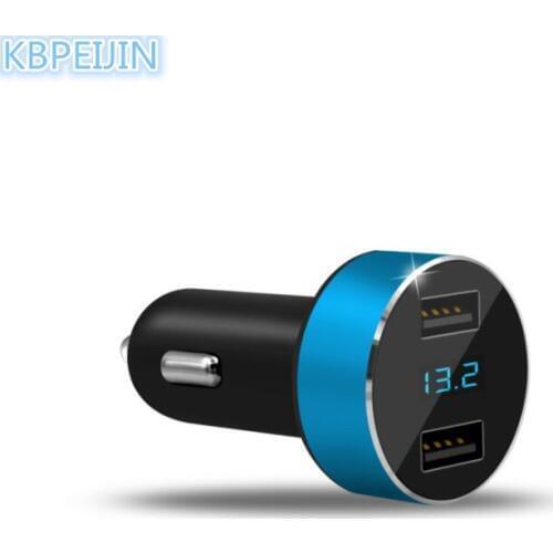 Car styling Smart Car Charger Digital Display Dual USB Phone Charger for Chrysler 300c 300 sebring pt cruiser town accessories