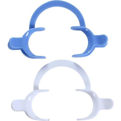 100Pis Dental Orthodntic Soft C-Type Teeth Whitening Mouth Opener Cheek Retractor