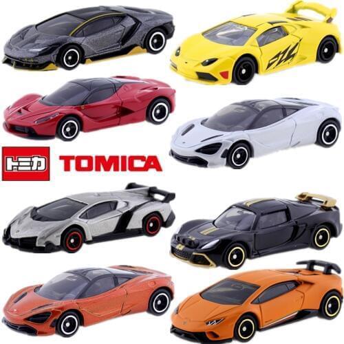 Tomica Takara Tomy Racing Sports Car SUV Motorcycle Plane Vehicles HONDA Porsche TOYOTA Diecast Model Kit Baby Toys