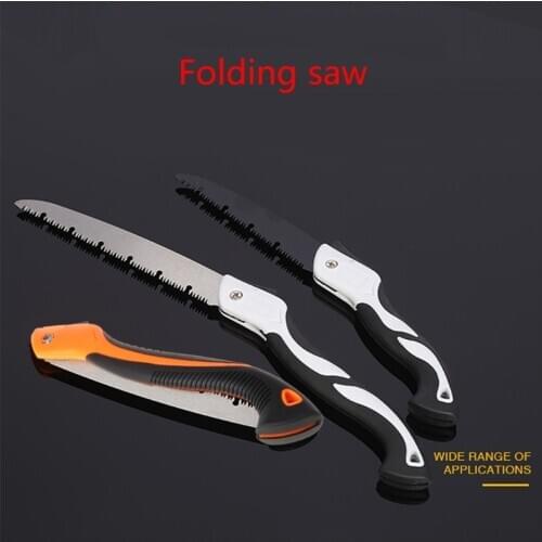U-Shaped Turbine Folding Pruning Saw Blade Woodworking Cutting Tools Collapsible Safety Camping Hiking Hunting Dropshipping