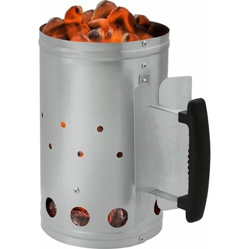 Outdoor Barbecue Chimney Starter Bbq Fire Stove Fire Barrel Charcoal Barrel Ignition Barrel Carbon Grill Steel Igniter Carbon Fu