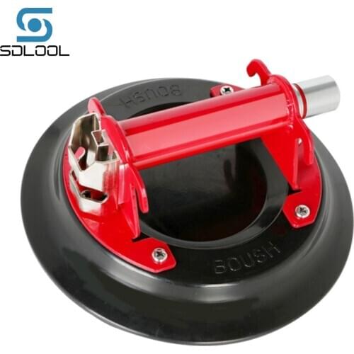 9'' Vacuum Suction Cup Lifter with Metal Handle Heavy Duty Lifting Cup for Glass Granite Marble