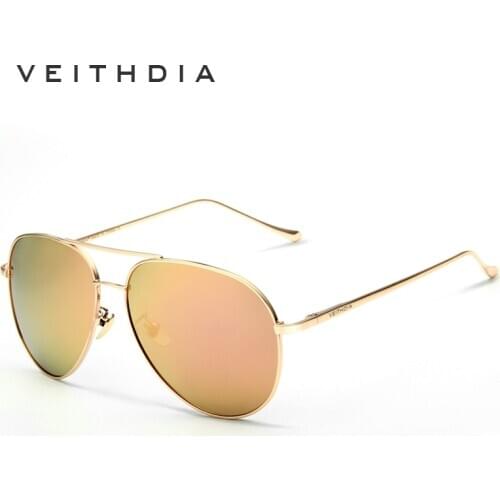 VEITHDIA Brand Fashion Unisex Sun Glasses Polarized Coating Mirror Classic Sunglasses Oculos Male Eyewear For Men/Women 3360