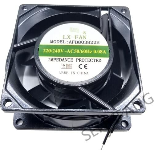 NEW for AFB803822H 220/240V AC50/60Hz 0.08A 80*80*38mm cooling fan