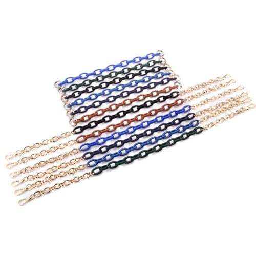 80cm-130cm Vintage Coarse Chain Bag Strap You Fashion Shoulder Strap High-grade Resin Acrylic With Hardware Purse Accessories