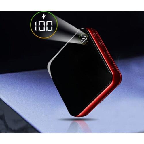 30000mAh Power Bank Mini Portable Powerbank Fast Charging External Battery Portable Charger for IPhone LED Digital Display