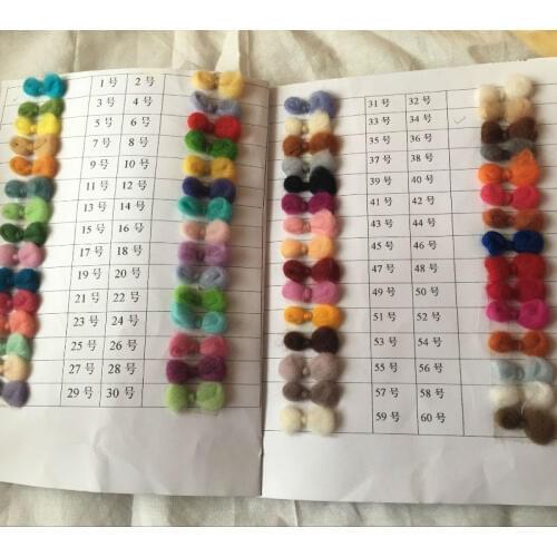 WFPFBEC DIY 120 colors wool for felting needle felt merino wool fiber wool roving kit 5g/color 10g/color 50g/color or 100g/color