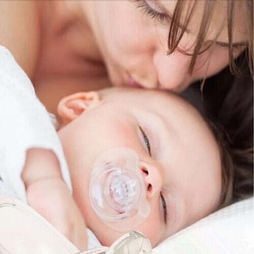 Funny pacifier safety environmental silicone nipple pacifiers holder for Baby Pacifiers Teether Soother baby products NZ03