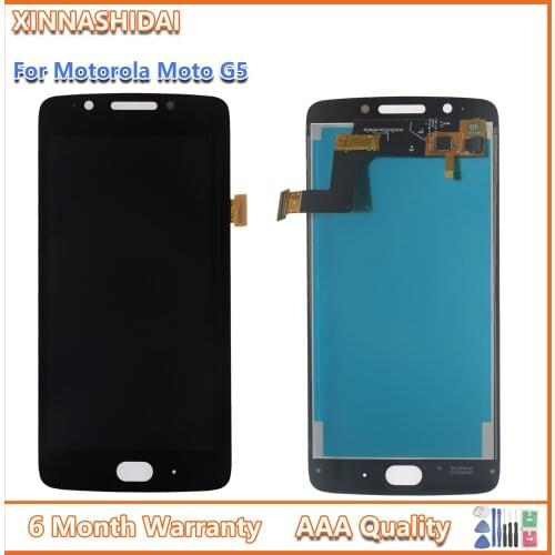 5.0'' LCD Screen For Motorola Moto G5 Touch Screen Digitizer Assembly Replacement For Moto G5 XT1672 XT1676